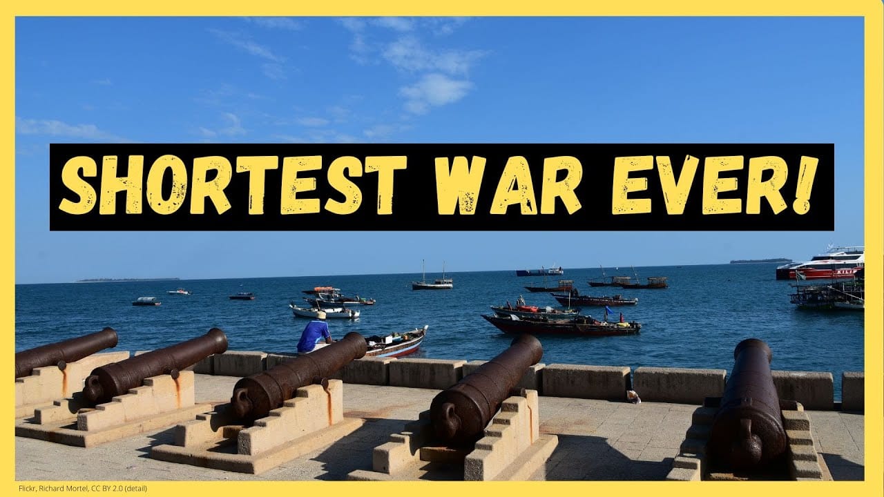 Anglo-zanzibarská válka: Když nestihnete ani dopít kafe
